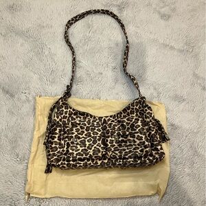 Samo Ondoh Leopard Print Shoulder Bag